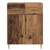 vidaXL Credenza Legno vecchio 69,5 x 34 x 90 cm Legno multistrato