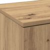 vidaXL Highboard rovere artigianale 80 x 35 x 180 cm Legno multistrato