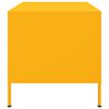 vidaXL Tavolino da Salotto Giallo Senape 68x50x50,5 cm in Acciaio