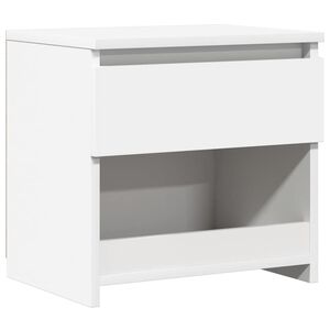 vidaXL Comodino Bianco 40x30x39 cm in Legno Ingegnerizzato