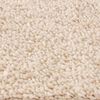 vidaXL Tappeto Shaggy Antiscivolo Crema 120 x 120 cm PP