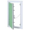 vidaXL Pannello di Accesso Verde e Argento 20 x 35 cm