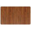 vidaXL Banco Lavoro Marrone Scuro 100x60x(71,5-98) cm Legno di Rovere