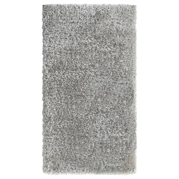 vidaXL Tappeto Shaggy a Pelo Lungo Grigio 80x150 cm 50 mm