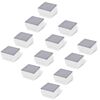 vidaXL Faretti LED da Incasso 12 pz 100x100x68 mm