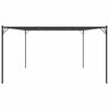 vidaXL Gazebo Antracite 4x4 m 180 g/m² Tessuto e Acciaio