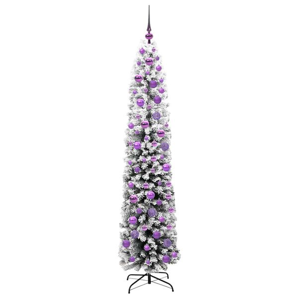 vidaXL Albero di Natale artificiale con 300 LED Verde 180 cm