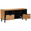 vidaXL Mobile TV Marrone 100 x 33,5 x 46 cm Legno di mango massello
