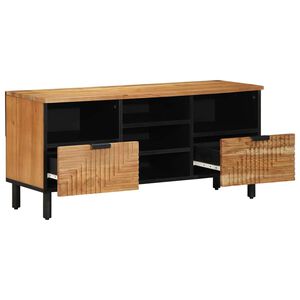 vidaXL Mobile TV Solid Acacia Wood 100 x 33,5 x 46 cm