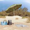 vidaXL Ombrellone da Spiaggia Mimetico 161 x 193 cm Poliestere