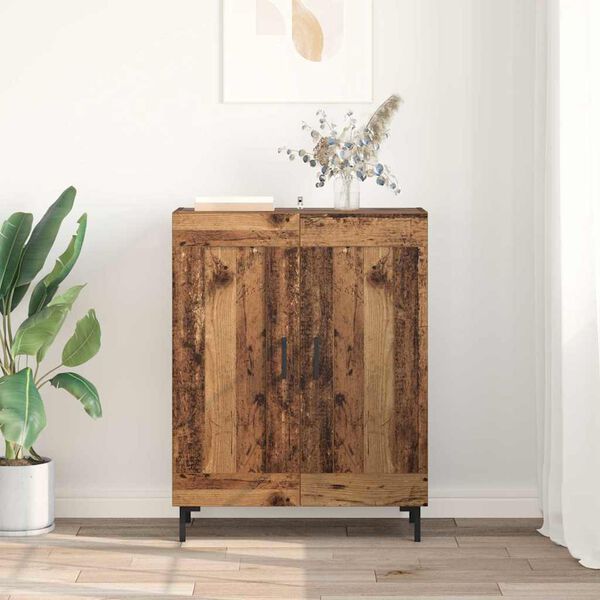 vidaXL Credenza Legno vecchio 69,5 x 34 x 90 cm