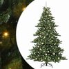 vidaXL Albero di Natale Artificiale con Rami Pieghevoli Verde 240 cm