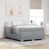 vidaXL Struttura del letto Grigio chiaro 140 x 200 cm Tessuto