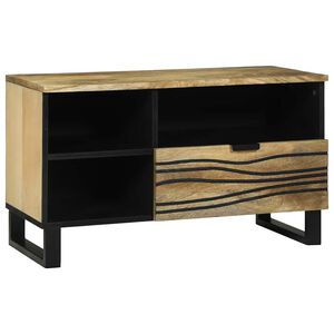 vidaXL Unit&agrave; TV con cassetto Marrone 80 x 33 x 46 cm Legno multistrato