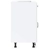 vidaXL Base da Cucina Kalmar Bianco Lucido in Legno Multistrato