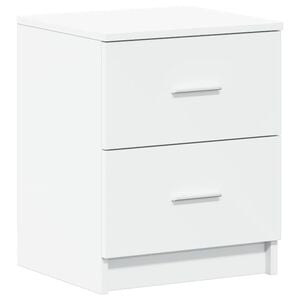 vidaXL Comodino con 2 Cassetti Bianco 40x36x50 cm