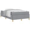 vidaXL Struttura del letto Grigio chiaro 120 x 200 cm Tessuto