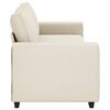 vidaXL | Divano | con cuscino con cuscino Beige 221 x 77 x 82 cm Tela