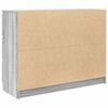 vidaXL Credenza Grigio Sonoma 100x35x76 cm in Legno Multistrato