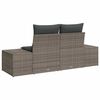 vidaXL Divano da giardino Grigio 123 x 62 x 69cm polyrattan
