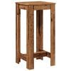 vidaXL Tavolo da Bar Legno Antico 51x50x103,5 cm in Legno Multistrato