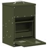 vidaXL Mangiatore a Pedale per Pollo Verde oliva 25 x 42 x 40 cm