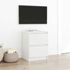 vidaXL Mobile Porta TV Bianco 40x35x54 cm in Legno Multistrato