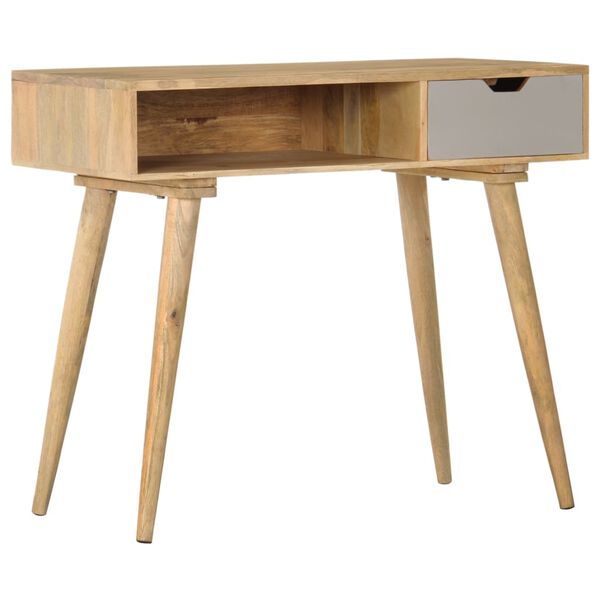 vidaXL Tavolo Consolle 89x44x76 cm in Legno Massello di Mango