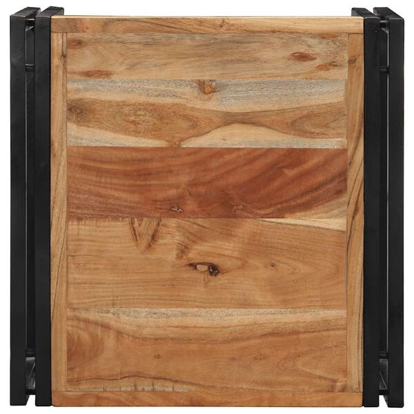 vidaXL Tavolino da Caff&egrave; 50x50x35 cm Legno Massello di Acacia