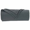 vidaXL Coperta Grigio scuro 200 x 150 cm Panno