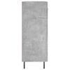vidaXL Credenza Grigio Cemento 69,5x34x90 cm in Legno Multistrato