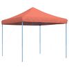 vidaXL Tenda da Festa Pieghevole Pop-Up Terracotta 292x292x315 cm