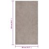 vidaXL Tappeto Shaggy a Pelo Alto Beige 80x150 cm