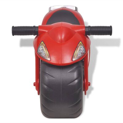 vidaXL Motocicletta Cavalcabile per Bambini in Plastica Rossa