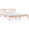 vidaXL Giroletto in Legno Massello 135x190 cm Double