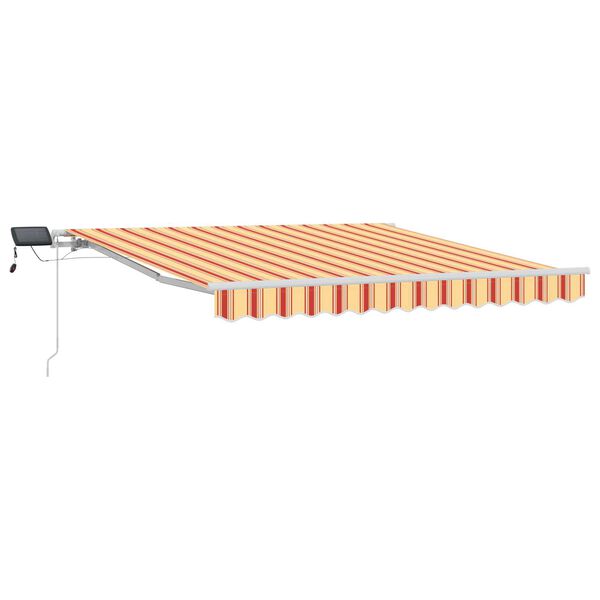 vidaXL Tenda Retrattile Giallo e Arancione 300 x 250 cm