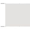 vidaXL Paravento Verticale Bianco 140x1200 cm Tessuto Oxford