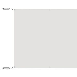vidaXL Paravento Verticale Bianco 140x1200 cm Tessuto Oxford