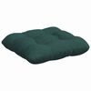 vidaXL Cuscini per Seduta 4 pcs Verde Scuro 45 x 45 x 12 cm Tessuto