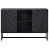 vidaXL Credenza Nero 105 x 30 x 68 cm