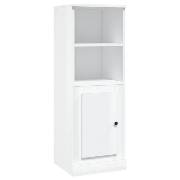 vidaXL Credenza Bianco Lucido 36x35,5x103,5 cm in Legno Multistrato