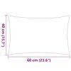 vidaXL Cuscini da Esterno 2 pz Stampa a Righe 60x40 cm Blu