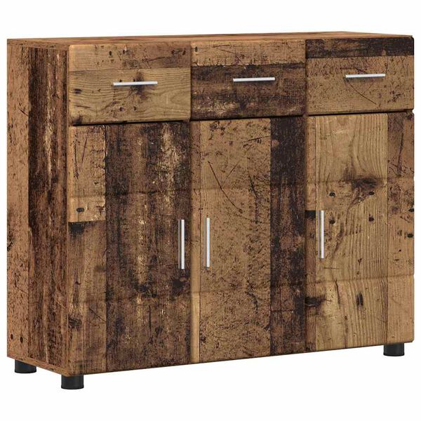vidaXL Credenza Legno vecchio 88,5 x 30,5 x 73 cm Legno multistrato