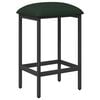 vidaXL Sgabello da bar Verde Scuro 40 x 32 x 74 cm
