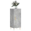 vidaXL Credenza Grigio Cemento 34,5x34x90 cm in Legno Multistrato