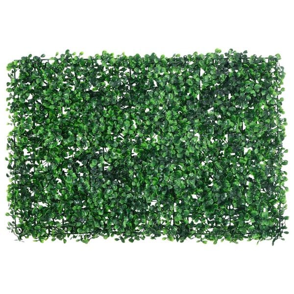 &nbsp;vidaXL Recinzione Foglie Arbusti Artificiali&nbsp;24 pz Verde 40x60 cm