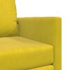 vidaXL Divano letto Giallo Scuro 74 x 77 x 81 cm Velluto