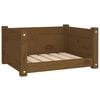 vidaXL Cuccia per Cani Ambra 55,5x45,5x28 cm Legno Massello di Pino