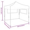 vidaXL Tenda Party Crema 291 x 291 x 315 cm Tessuto Oxford