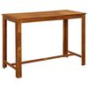 vidaXL Set da Bar per Giardino 9 pz in Legno Massello di Acacia